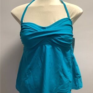 Catalina Aqua Blue Halter Top